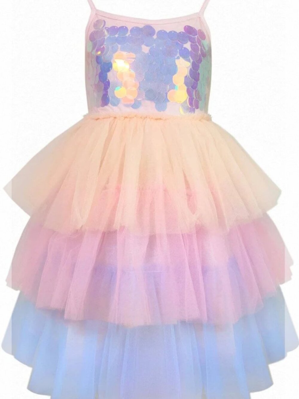 Paillette Ombre Tutu Dress